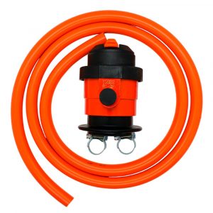 Pack regulador y tubo flexible para bombona de gas butano y propano con abrazaderas